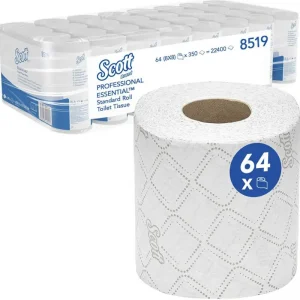 Schnäppchen SCOTT 350 Toilet-Tissue 2lag. hochweiß 8x350Bl.