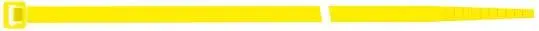 Zertifiziert SAPISELCO Kabelbinder Nylon gelb 200x4,5mm a100Stück