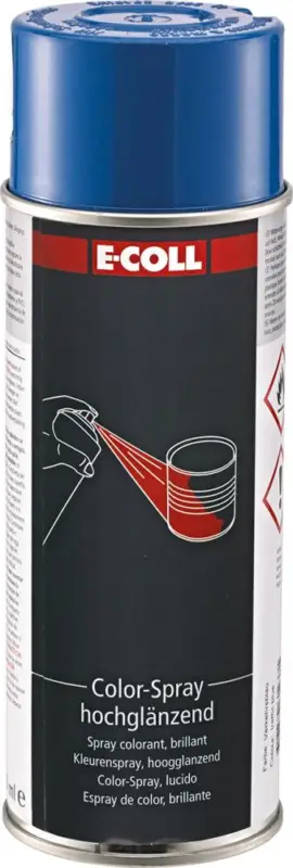 E-COLL Color-Spray, hochglänzend400ml verkehrsblau Schneller Versand