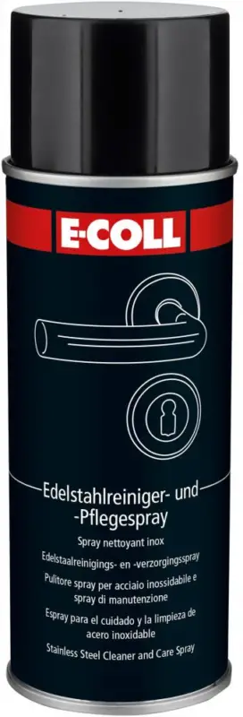 Preisknaller E-COLL Edelstahlreiniger- und -pflegespray 400ml