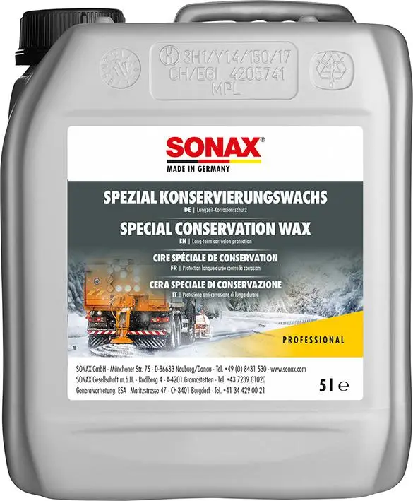 Aktuell SONAX Spezial Konservierungs-Wachs 5 Liter