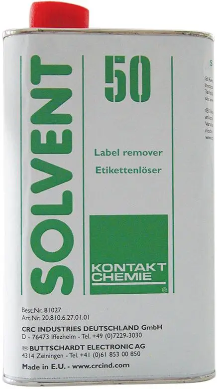 Aktuell KOC SOLVENT 50 Etikettennlöser 5L