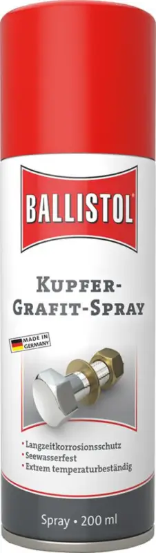 BALLISTOL Kupfer Grafit Spray 200ml Solange Der Vorrat Reicht