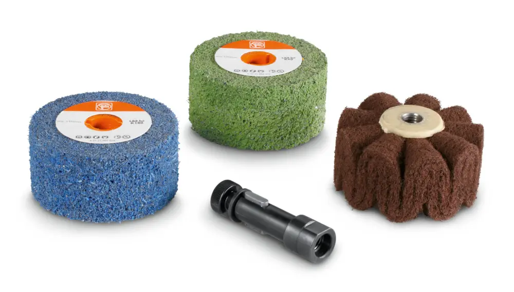 Markenprodukt FEIN Edelstahl-Set Satinieren Profile