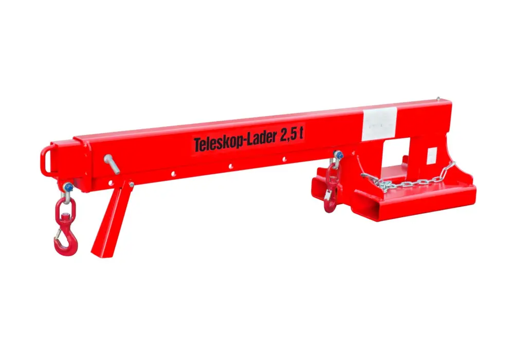 Billig BAUER Teleskop-Lader KT 2,5, lackiert, RAL 3000 Feuerrot