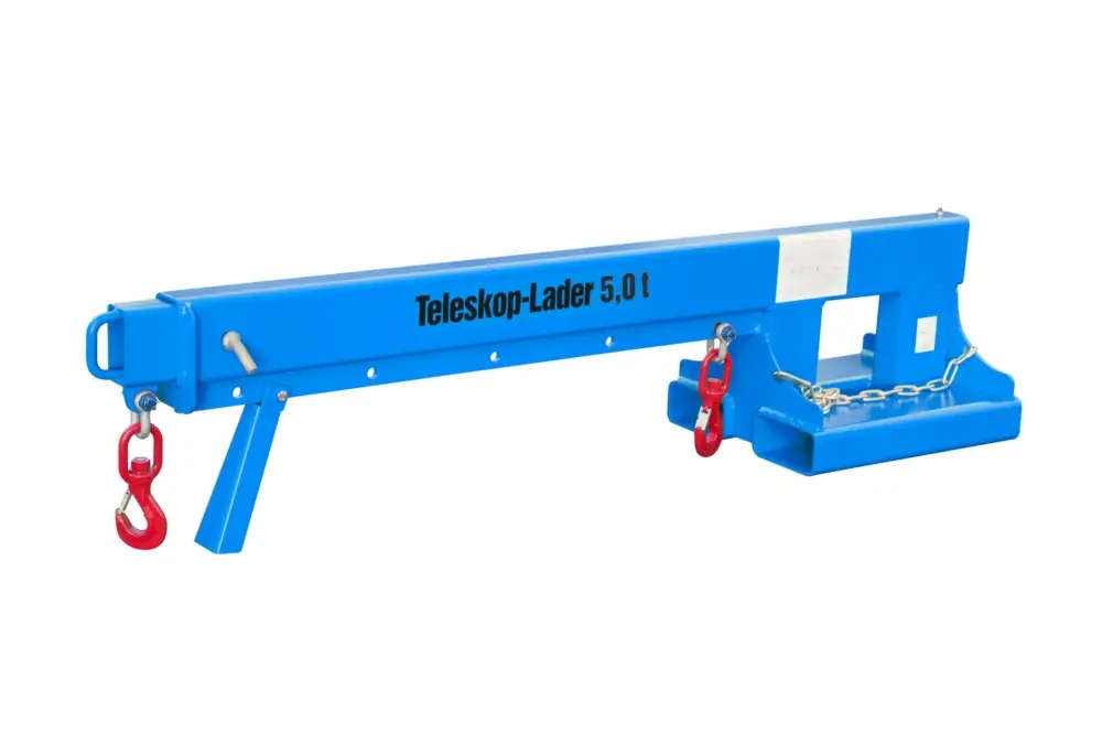 Preisknaller BAUER Teleskop-Lader KT 5,0, lackiert, RAL 5012 Lichtblau