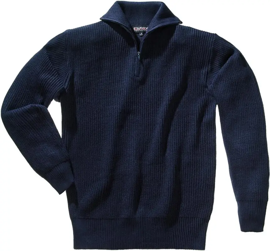 Bestseller Troyer-Pullover, mit RV, Gr. M, marine