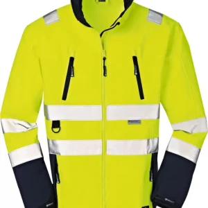 4 PROTECT JackePittsburgh,Softshellleuchtgelb/navy,Gr.XL Sonderaktion