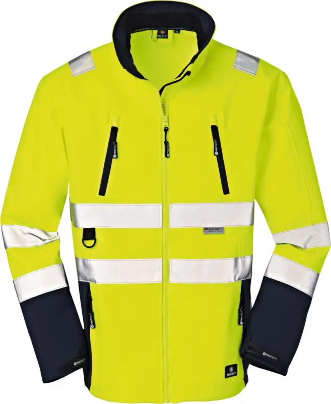 Sofort Bestellen 4 PROTECT JackePittsburgh,Softshellleuchtgelb/navy,Gr.2XL