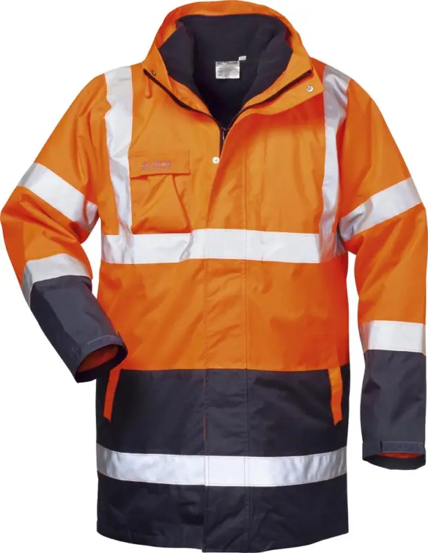 SAFESTYLE Warnparka Travis, Gr. 2XL, orange/marine Preisreduziert