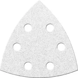 Aktuell FORTIS Klettschleifbl.3eck 6 St.94mm K120,weiss 6L
