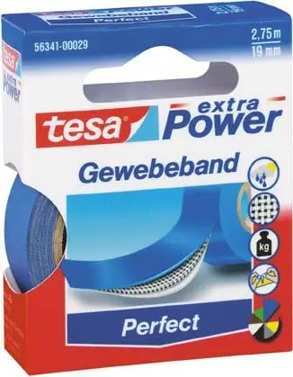 Finale Aktion TESA extra Power blau 2,75m:19mm Gewebeband