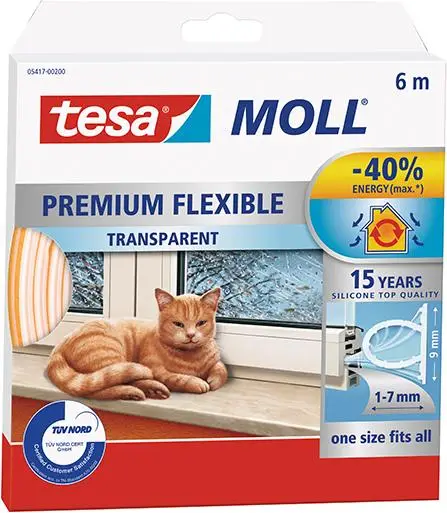 Tesamoll Premium Flexible transparent 6M Top-Angebot