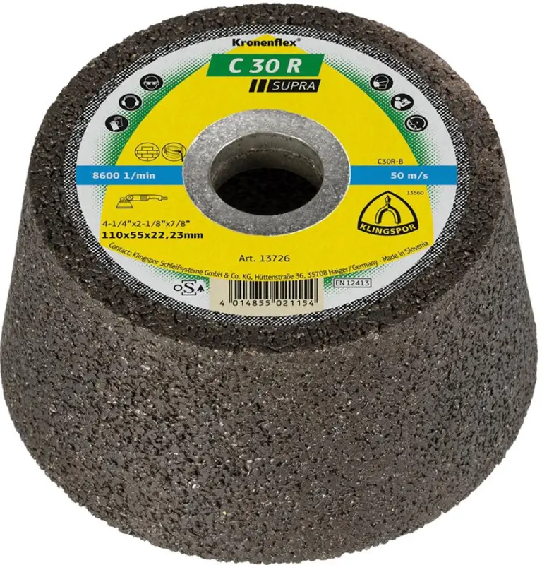 Billig KLINGSPOR Schleiftopf C30R Supra 110x55mm
