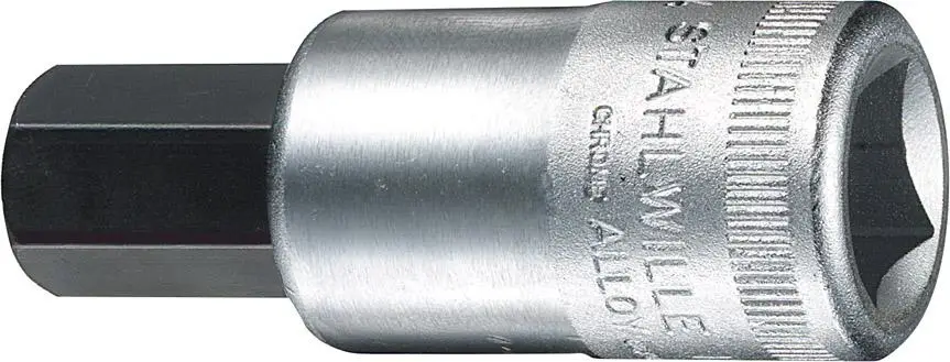 STAHLWILLE Schraubendrehereinsatz 1/2" Innensechskant 6x60mm Neue Kollektion