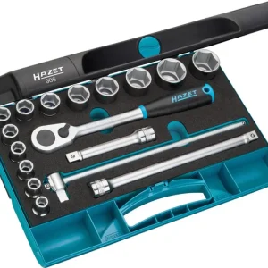 HAZET Steckschlüssel-Garnitur 1/2" 906 17-teilig Saisonangebot