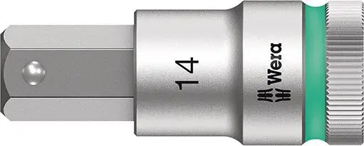 WERA Schraubendrehereinsatz 1/2" Innensechskant mit Haltefunktion 14x60mm Top-Angebot