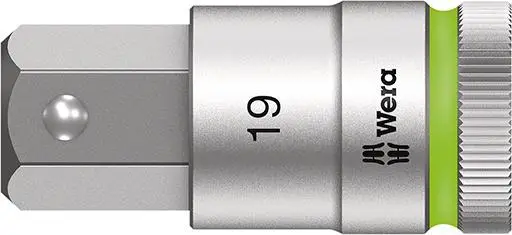 Top-Preis WERA Schraubendrehereinsatz 1/2" Innensechskant mit Haltefunktion 19x60mm