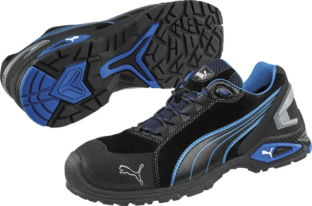 PUMA Halbschuh 642750 S3 SRC schwarz/blau Gr. 41 Garantierte Lieferung