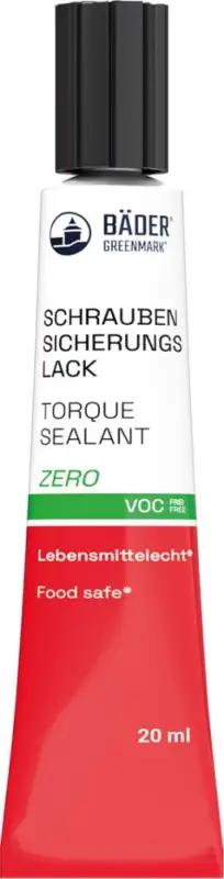 BÄDER Schraubensicherungslack Zero 20 ml Tube grün Top-Seller