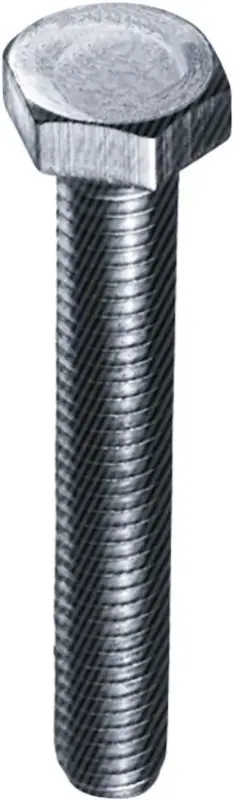 Versand Am Gleichen Tag E-NORMPRO DIN 933 8.8 galZn M10x90 HP