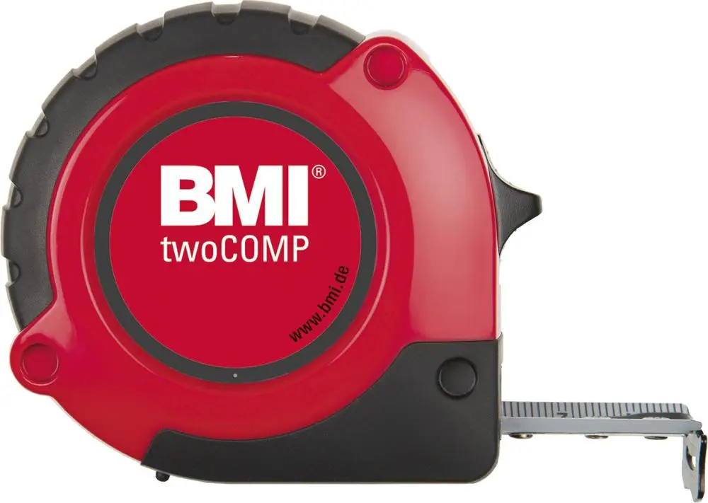 BMI Taschenbandmaß twoCOMP 8mx25mm weiß Top-Seller