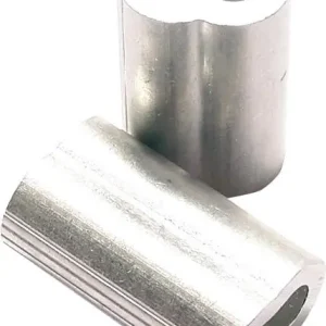 Versand Am Gleichen Tag PÖSAMO Alu-Pressklemmen OS-1B f.Drahtseil-Ø 2,0mm a30St