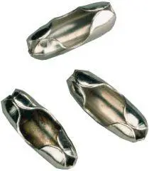 Echt Klemmverschluss 3,6mm mess.-verchr.