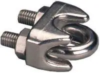 Bestpreis PÖSAMO Drahtseilklemme ehem. DIN 741 Edelstahl 8mm
