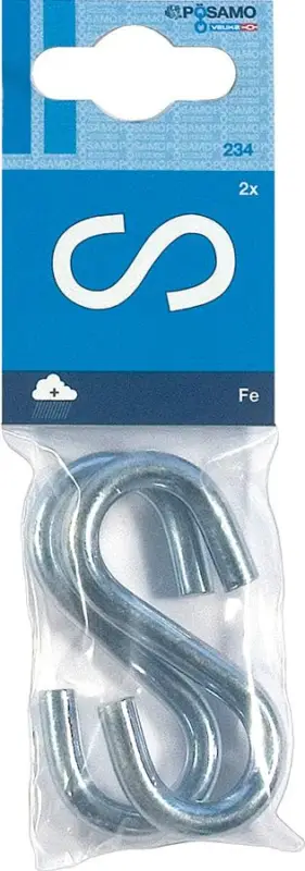 Nur Für Kurze Zeit PÖSAMO Not S-Haken (SB) galZn 5,8mm