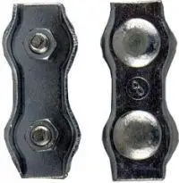 PÖSAMO Duplexklemmen galZn 5,0mmx50 M5 Neuheit