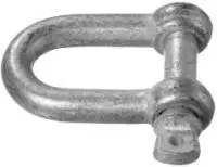 PÖSAMO Schäkel gerade galZn 14,0mm-9/16" Geprüft