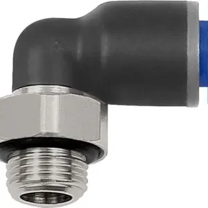 RIEGLER L-Steckverschraubung Blaue Serie, drehbar, G 1/4 a, Schlauch-Ø 6 Sichere Zahlung