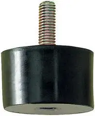 Preiswert Gummi-Metall-Puffer zylindrisch Typ B D30xH30mm M8x20 NR57