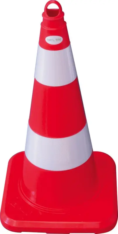 Schnäppchen TEMKA Leitkegel reflektierend 500mm TPE rot