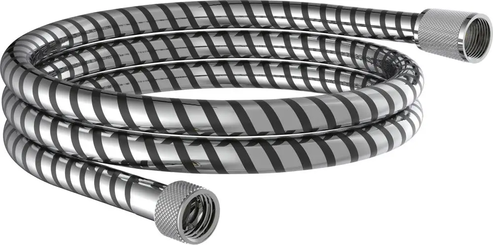 KIRCHHOFF Brauseschlauch 150 cm, Kunststoff, Schwarz/Chrom Bestpreis