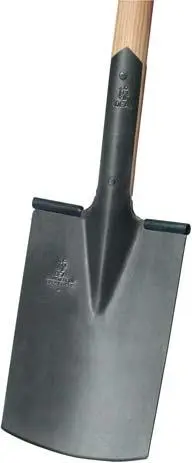 Bestpreis IDEAL Bauspaten mit Tritt Gr. 2 Eschen T-Stiel