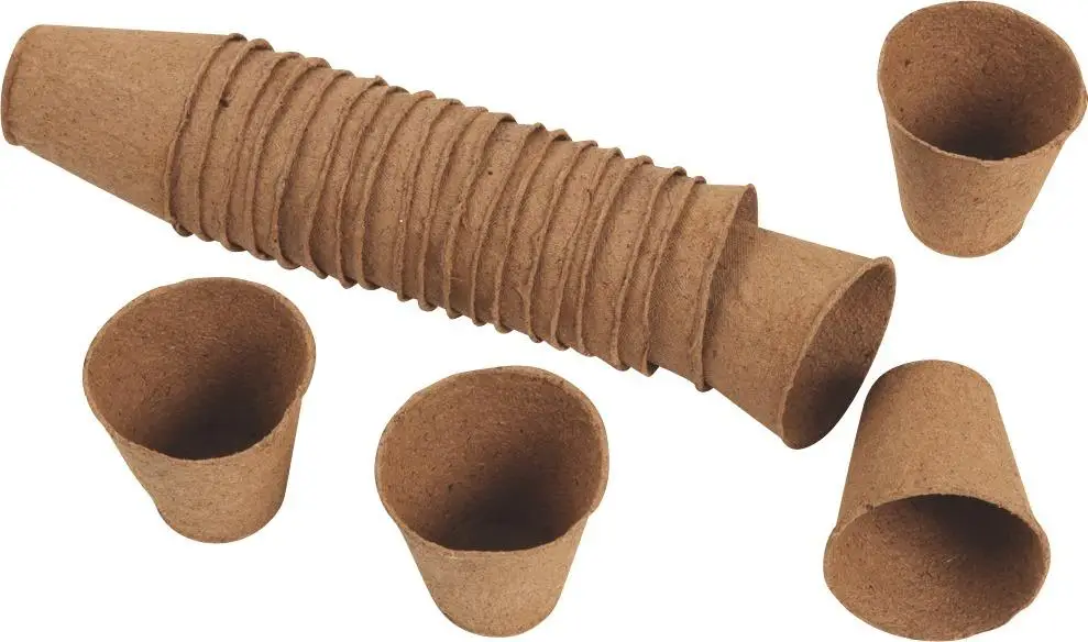 Markenprodukt FLORAWORLD Anzuchttöpfe 6cm 24 Stk. Rund