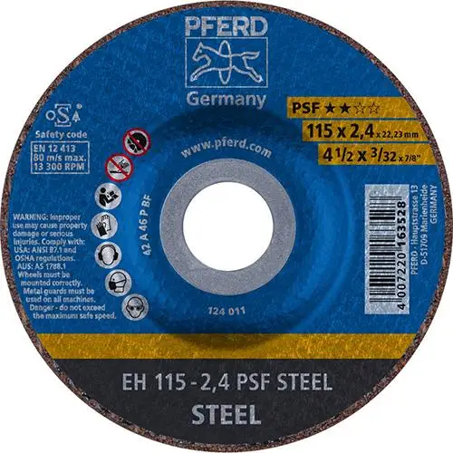 PFERD Trennscheibe gekröpft A46PPS 115x2,4mm Ausverkauf