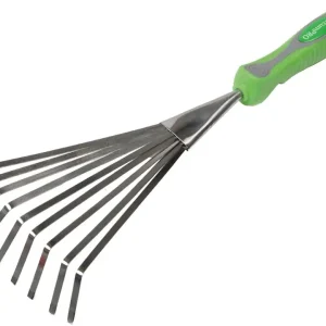 Begrenztes Angebot FLORAWORLD Fächerbesen Edelstahl Ergo-Griff