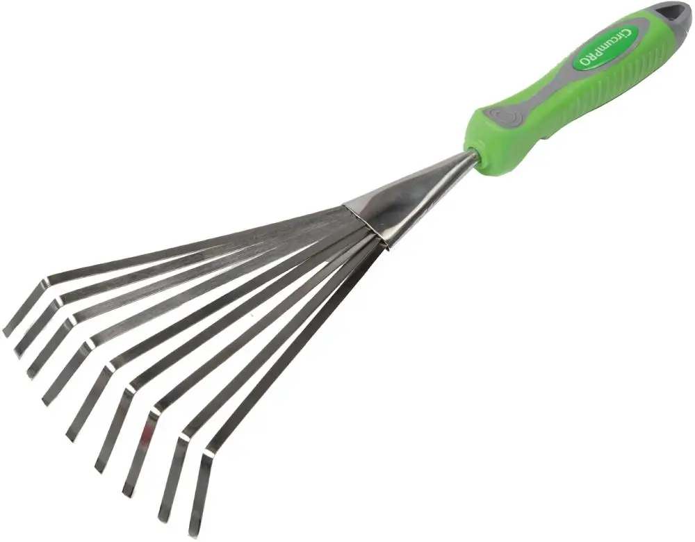 Begrenztes Angebot FLORAWORLD Fächerbesen Edelstahl Ergo-Griff