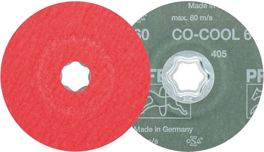 Neue Kollektion PFERD Fiberschleifscheibe CC-FSCO-COOL 115mm K60