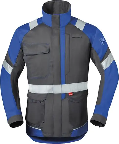 Top-Seller HAVEP Langjacke, 50285 Gr.58, kohlengrau/blau