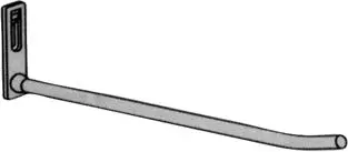 Top-Angebot Werkzeughalter verzinkt 200mm 11414 4Stk.auf Kart