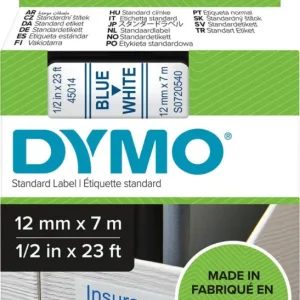 DYMO Schriftband D1 45014 blau/weiß 12mmx7m Must-Have