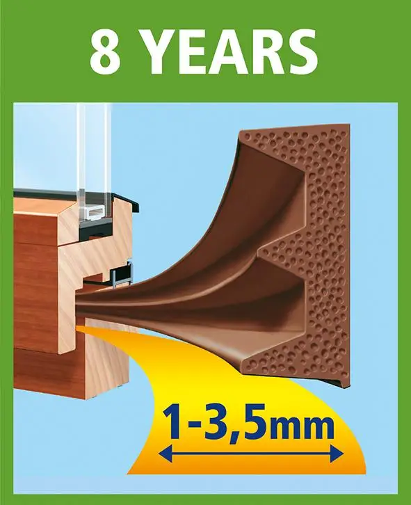 Jetzt Bestellen E-Profil-Dichtung braun 10m:9mm tesa 5445