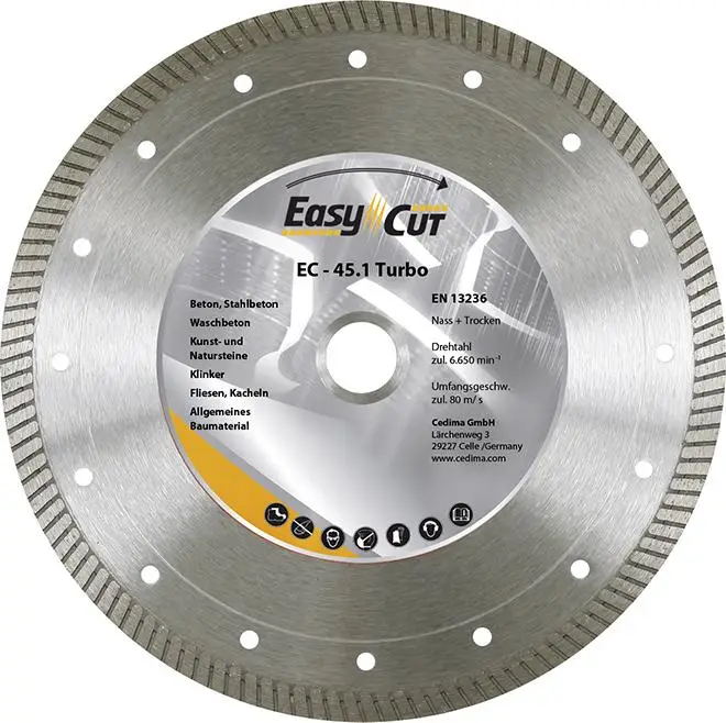 Trennscheibe Diamant EC-45.1 125x1,2x10x22,23mm CEDIMA Direkt Vom Hersteller