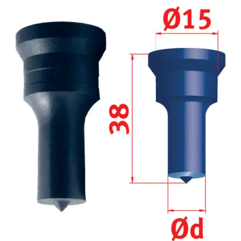 Abverkauf Metallkraft Rundstempel Nr.1 Ø 12,0 mm