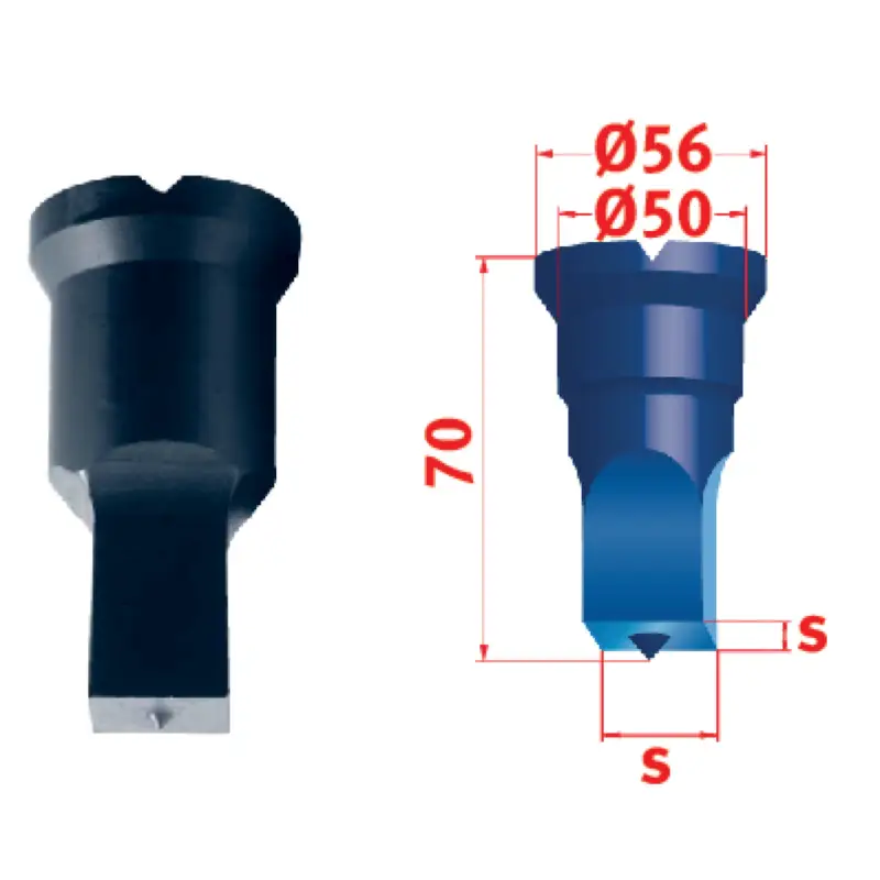 Bestpreis Metallkraft Vierkant-Stempel Nr.4 31 mm
