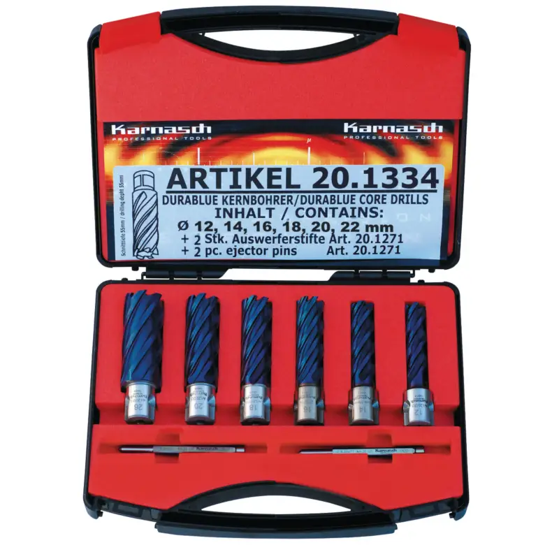 Solange Der Vorrat Reicht Metallkraft Kernbohrer-Set BLUE-LINE PRO 55 Weldon